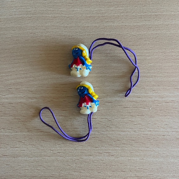 Blue and Yellow Character Hair Ties - Picture 4 of 4